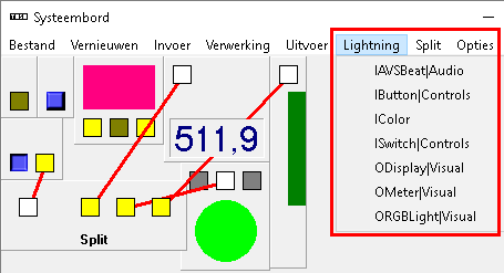 Illustratie van Lightning-koppeling in werking
