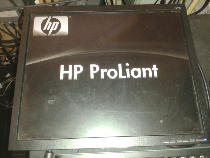 HP Compaq Proliant opstartscherm